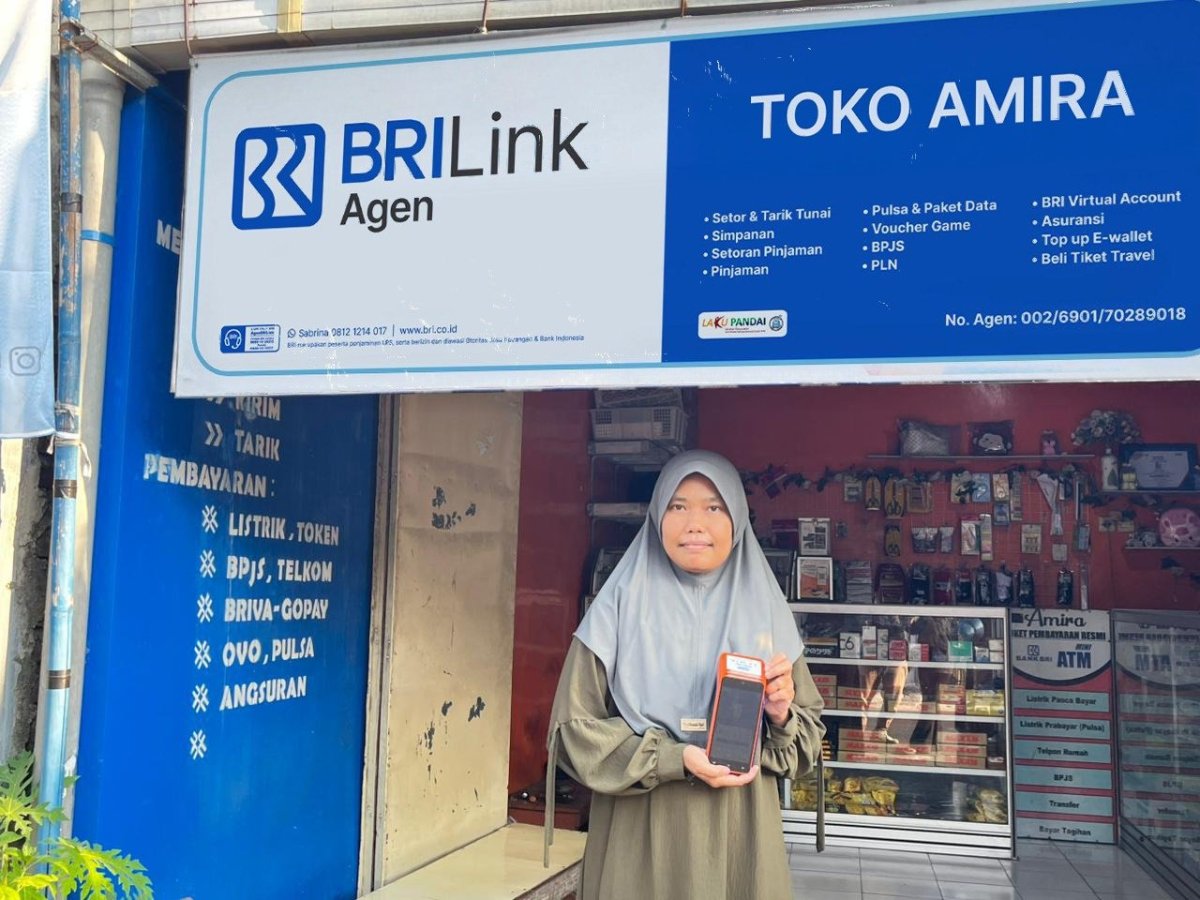 BRILINK AGEN KEDIRI: 7.605 Agen, 2,3 Juta Transaksi, Rp2,73 Triliun Sales Volume! Ini Kisah Dwi Astuti